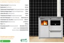COCINA LEÑA HIDROCALEFACTORA TROPICAL AC NEGRO 11,8kw 884x935x730 METLOR