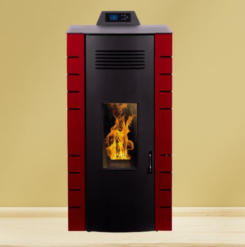 ESTUFA DE PELLES CON VENTILADORES 7,5kW AMIGA 8 NEGRA METLOR