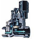 ELECTROVÁLVULA 100 DV ROSCA HEMBRA DE 1”. SOLENOIDE 24 VCA - RAIN BIRD