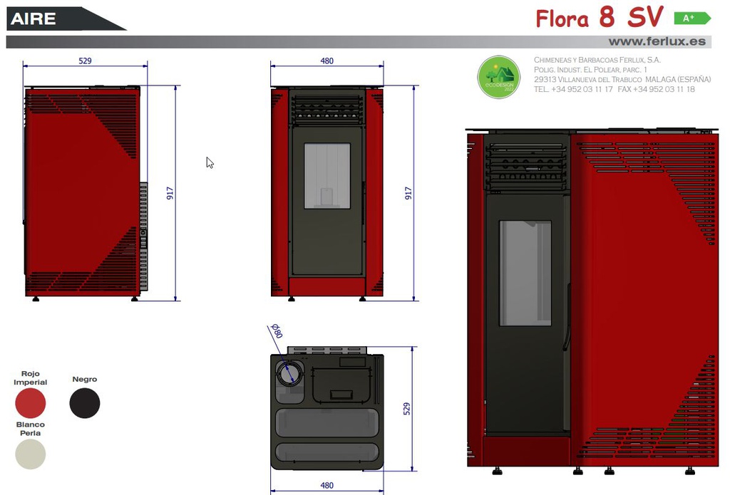 Ficha técnica Flora 8 kW S/Vertical parte 1