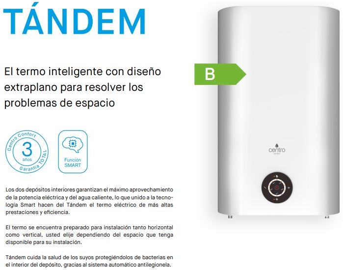 TERMO 73L DOBLE DEPÓSITO TANDEM