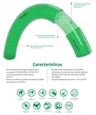 ROLLO 50m  MANGUERA VERDE 15x21