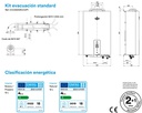 Calentador de gas estanco ZEUS.3 de bajas emisiones NOX ficha técnica 2