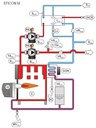 CALDERA CONDENSACION GASOLEO EFICON 30M 27kW ESQUEMA HIDRÁULICO