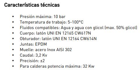 VALVULA MEZCLADORA TERMOSTATICA ANTICONDENSACION PTM-LOAD V13 POTERMIC