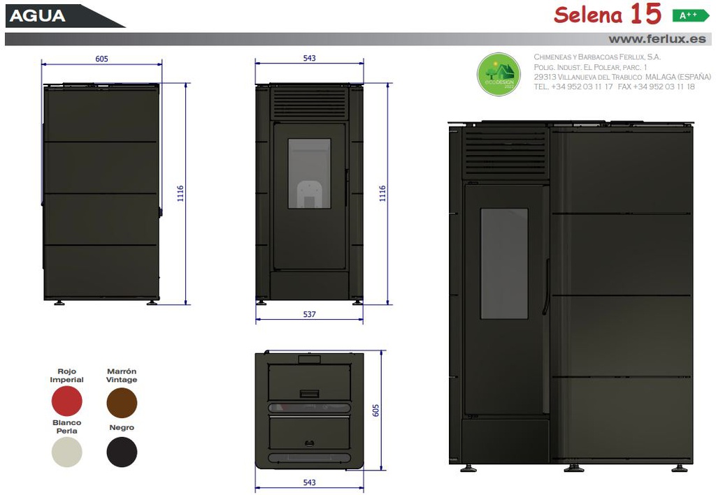 Ficha técnica Selena 15kW parte 1