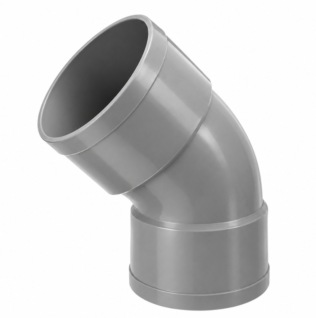 CODO PVC SANITARIO H-H 40x45º
