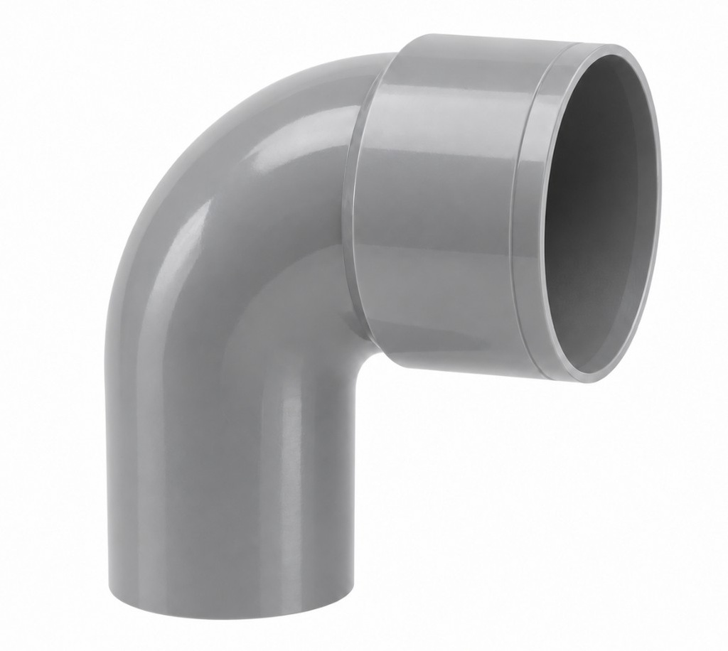 CODO PVC SANITARIO M/H 50x87º