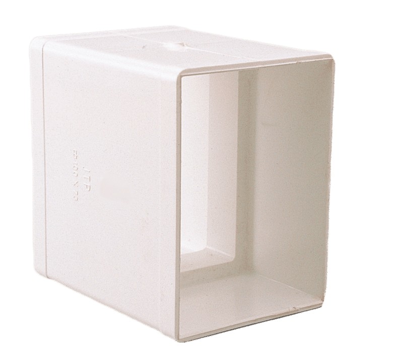 MANGUITO BAJADA CANALÓN RECTANGULAR 100x73 BLANCO