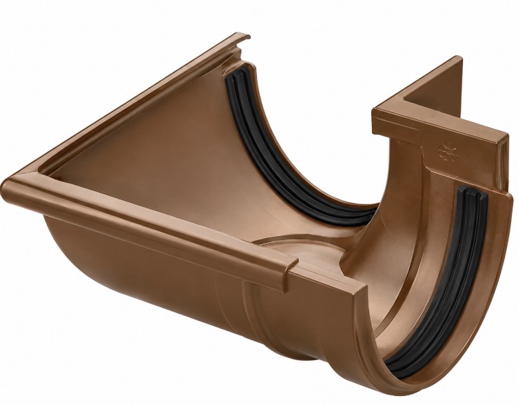 ANGULO EXTERIOR CANALÓN PVC COLOR COBRE 25