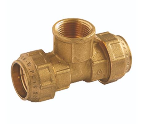 TE MIXTA SYC 32x1" LATÓN PARA PE