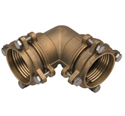 CODO IGUAL SYC 110x4" LATÓN PARA PE