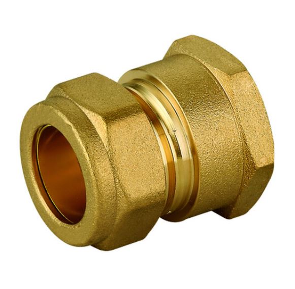 RACOR HERMETO HEMBRA 15x1/2 COMPRESION COBRE