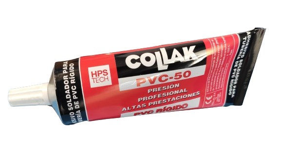 TUBO COLA  PVC 125ML COLLAK ROJO