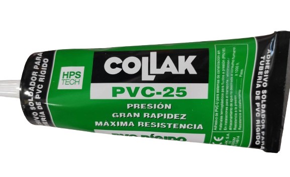 TUBO COLA PVC 125ML RAPIDA COLLAK VERDE