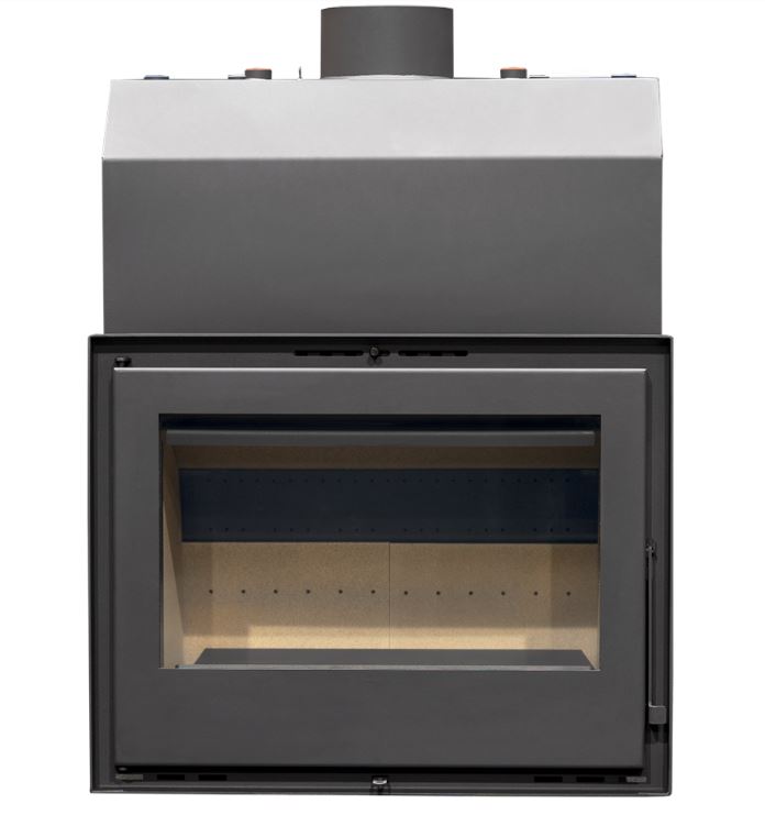 CHIMENEA INSERTABLE LEÑA HIDRO LLAR XL ECO PLUS 25,06kW METLOR