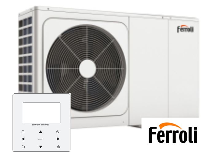 AEROTERMIA OMNIA M 3.2 MONOBLOCK 10kW + MANDO DE CONTROL REMOTO WIFI FERROLI