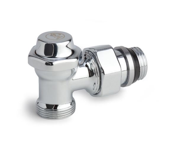 DETENTOR RADIADOR CROMADO PULIDO 1/2&quot;x16 METRICA GIACOMINI T29C