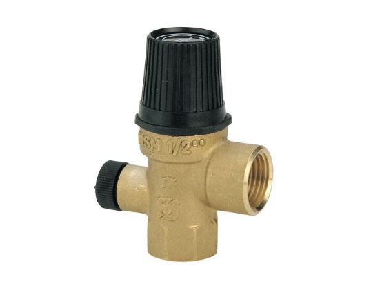 VALVULA SEGURIDAD PRESCOMANO CON TOMA MANOMETRO 3bar H-H 1/2" WATTS