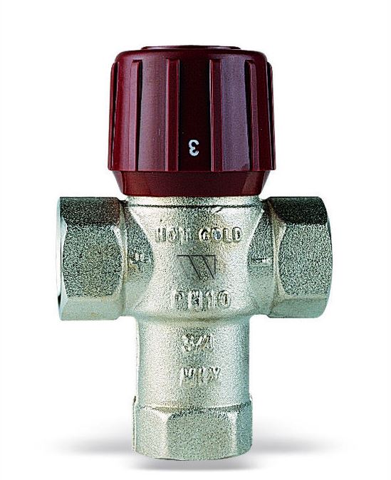 VALVULA MEZCLADORA TERMOSTÁTICA 3/4" 62C AQUAMIX WATTS