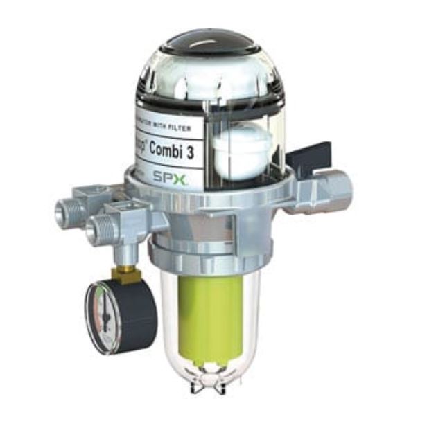 PURGADOR AIRE GASOIL TIGER LOOP CON FILTRO 3/8" CON MANOMETRO Y VALVULA DE CIERRE COMBI 3