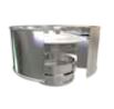 CAPERUZA ANTIRREVOCO CHIMENEA  SIMPLE PARED 400 AISI 316 CONVESA BICA40