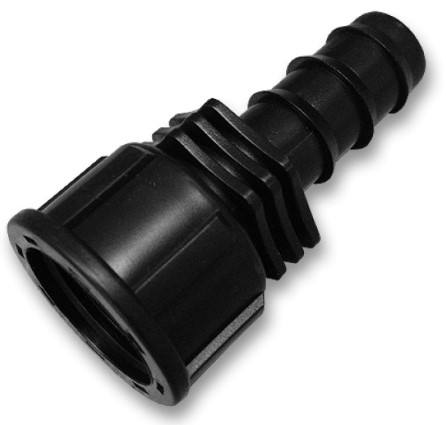 RACOR LOCO ESTRIADO PVC 3/4" - 16 RIEGO