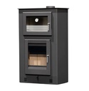 ESTUFA DE LEÑA CON HORNO DE RINCON ÍRIS CANTO 8,5kW METLOR