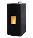 HIDROESTUFA DE PELLETS 18,33kW CRISTAL 18 NEGRA METLOR