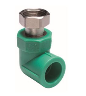 CODO CON RACOR MOVIL PPR 25x1/2" PN25 TORO 25