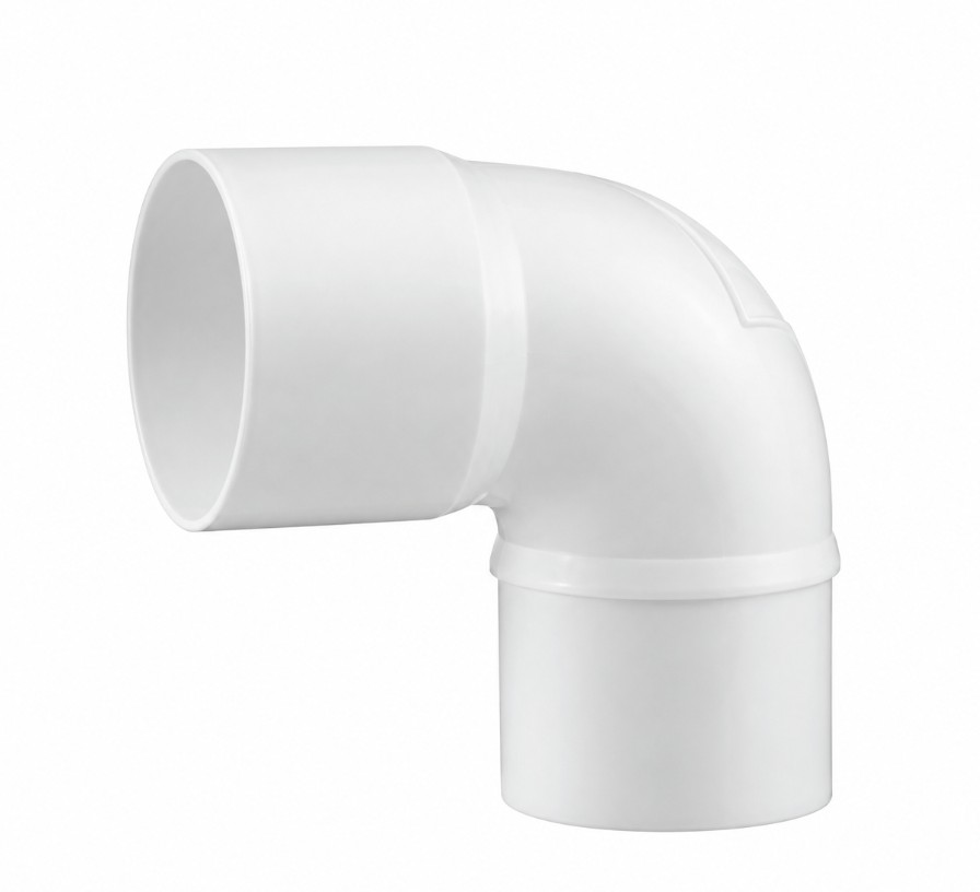 CODO PVC SANITARIO BLANCO M-H 125x87º 