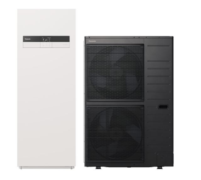 KIT BOMBA DE CALOR BIBLOC AQUAREA T-CAP 12KW TRIFÁSICO ALL IN ONE 185 L SERIE K MONOFÁSICO / TRIFÁSICO. CALEFACCIÓN Y REFRIGERACIÓN CON ÁNODO ELECTRÓNICO · R32 KIT-AXC12K6E5AN PANASONIC