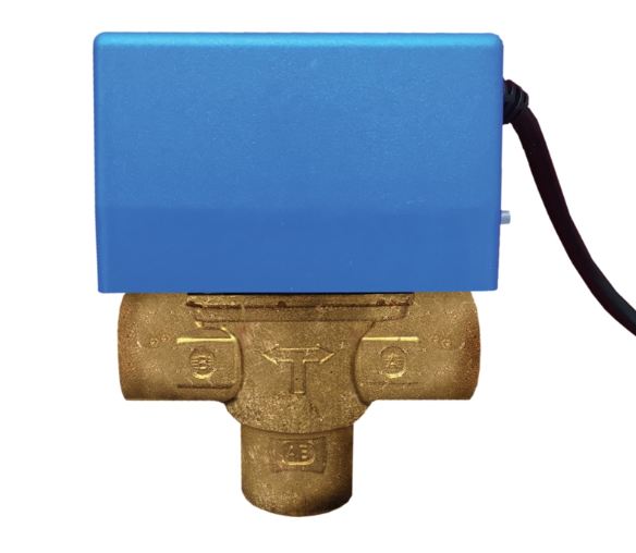 VALVULA DE ZONA 3 VIAS 3/4" CON MICRO AUXILIAR HERZ