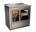 COCINA DE LEÑA S90 Moderna INOX RIZZOLI
