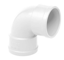 [011100480] CODO PVC SANITARIO BLANCO H-H 40x87º