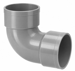 [011100520] CODO PVC SANITARIO H-H 50x87º