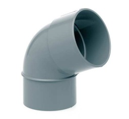 [011100540] CODO PVC SANITARIO M/H 50x67º