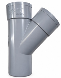 [011111250] DERIVACIÓN SIMPLE PVC SANITARIO 125x45º
