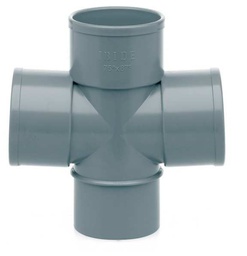 [011121270] DERIVACION DOBLE PLANA PVC SANITARIO 125x87º