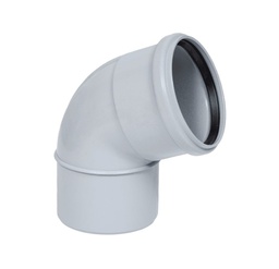 [011204010] CODO PVC GRIS CON JUNTA 110x67º