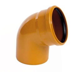 [011204100] CODO TEJA CON JUNTA M/H 125x45º 