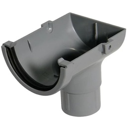 [021202530] BAJADA LATERAL DERECHA CANALÓN GRIS 25