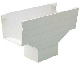 [021202620] BAJADA CANALÓN 26 RECTANGULAR BLANCO