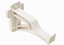 [021202660] GANCHO PVC CANALÓN 26 RECTANGULAR BLANCO (suelto)