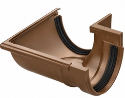 [021402540] ANGULO EXTERIOR CANALÓN PVC COLOR COBRE 25