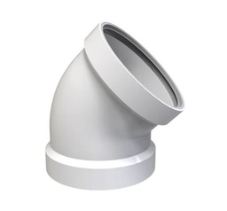 [192905450] CODO 45º ALUMINIO LACADO 80 CONVESA ALCC08