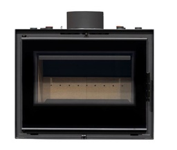 [283809852] CHIMENEA INSERTABLE LEÑA HIDRO LLAR S VITRUS MINI 16,4kW METLOR