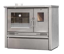 [283809944] COCINA LEÑA ME16 INOX PV 6,8kw METLOR