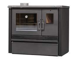 [283809945] COCINA LEÑA ME16 BLACK PV 6,8kw METLOR