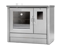 [283809947] COCINA LEÑA ME16 TROPICAL INOX 6,8kw METLOR